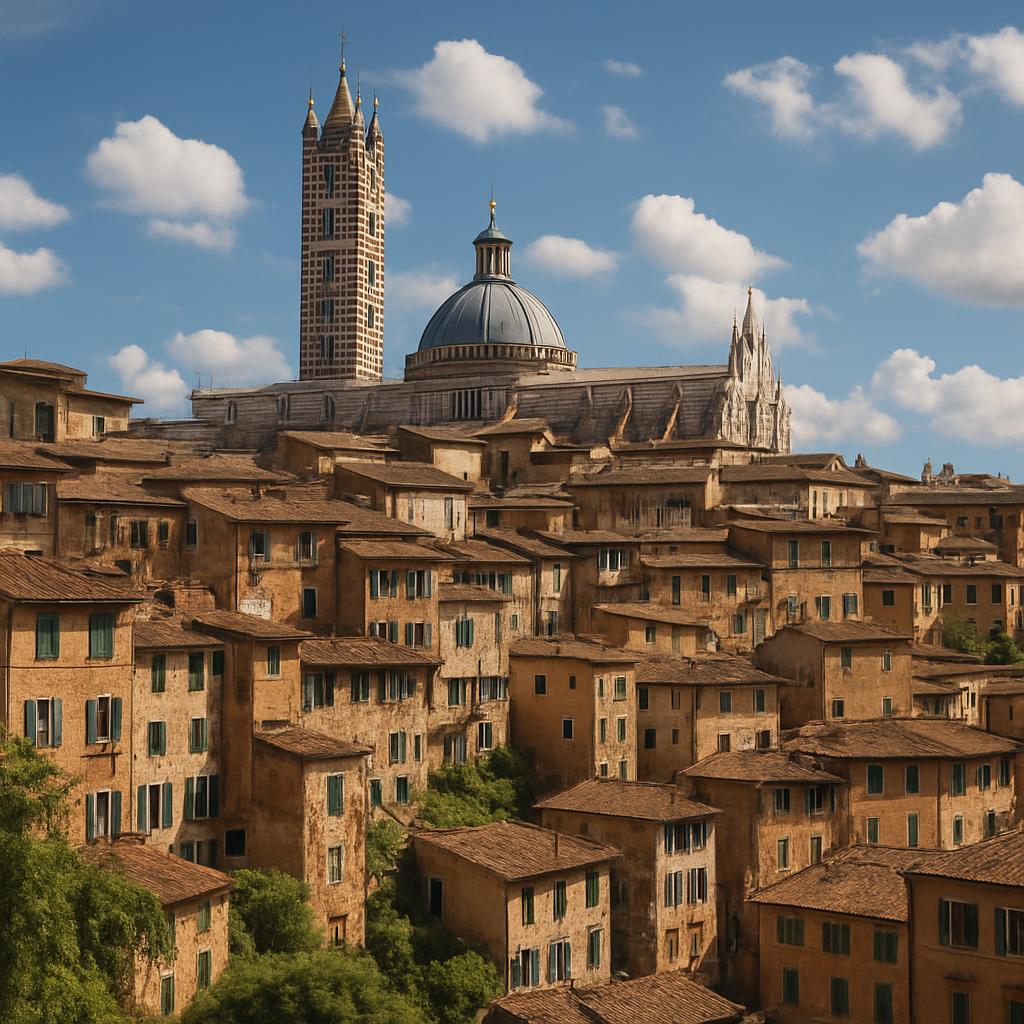 Borgo con chiesa